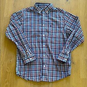 Izod Multicolor Plaid Casual Shirt